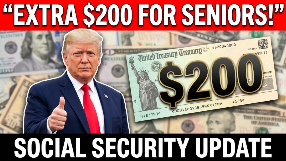 $200 Monthly Social Security Raise RIGHT NOW in 2026