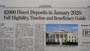 $2000 Direct Deposits in January 2026: Full Eligibility, Timeline and Beneficiary Guide