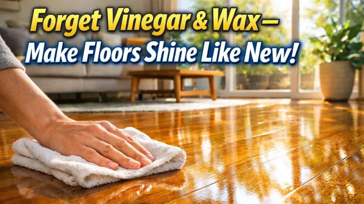Forget vinegar and wax as this simple home trick makes wooden floors shine like new again