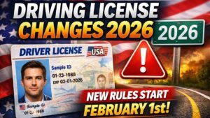 U.S. Driving License Changes 2026 – New Rules Come Into Effect on February 1st