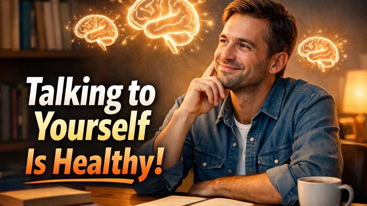 Psychologists say talking to yourself when alone is not unhealthy and often reflects strong mental abilities