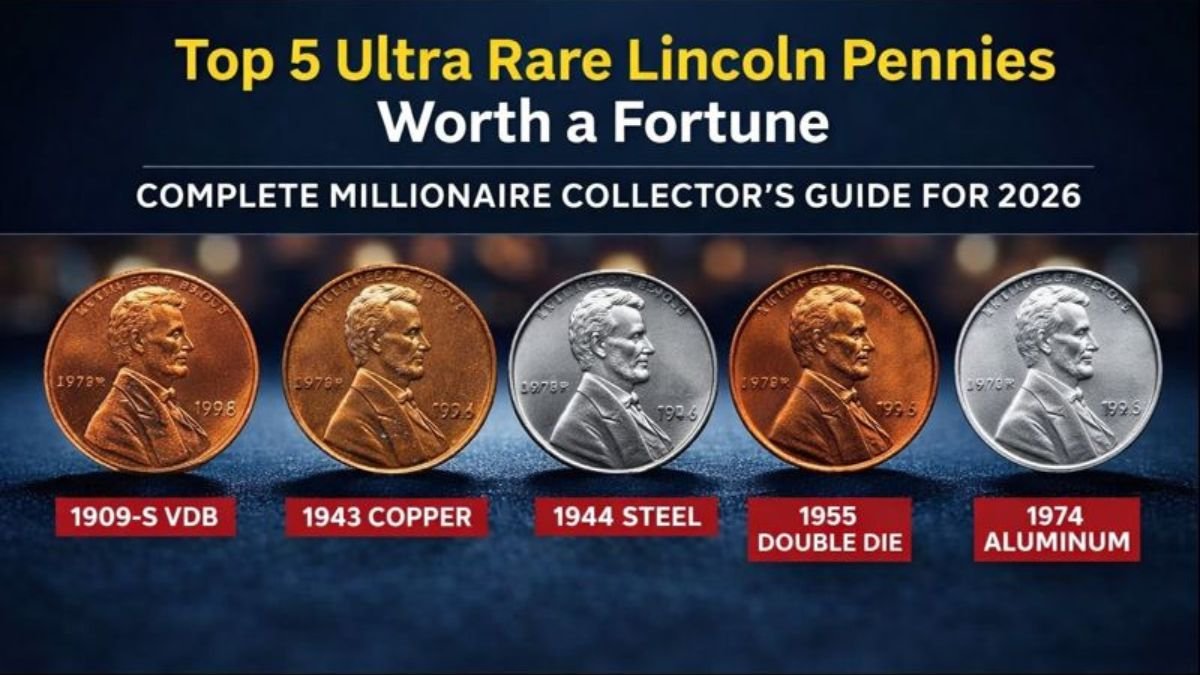 Top 5 Ultra Rare Lincoln Pennies Worth a Fortune Complete Millionaire Collector’s Guide for 2026