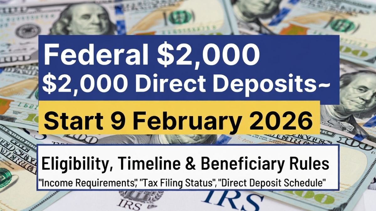 $2,000 Direct Deposits Start 9 February 2026: Eligibility, Timeline & Beneficiary Rules