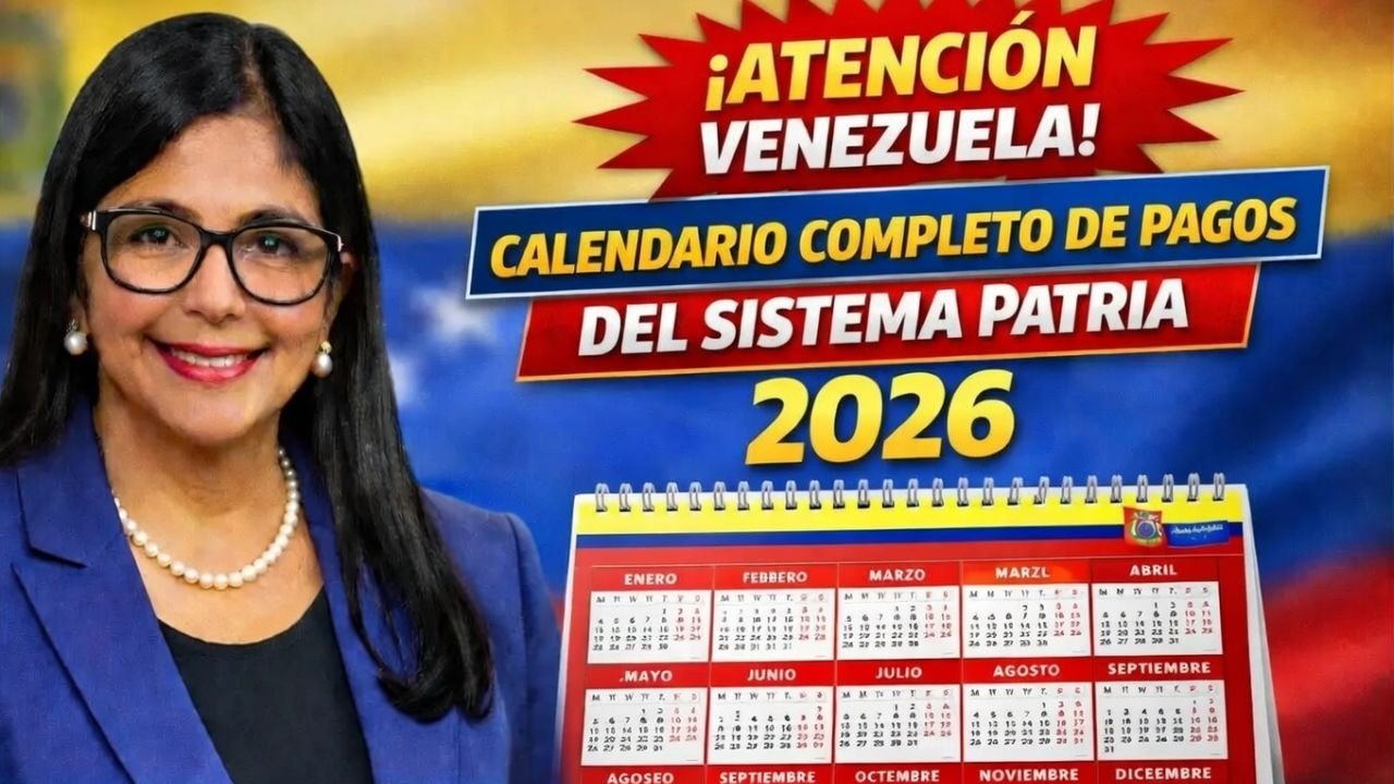 Calendario completo de pagos del Sistema Patria 2026