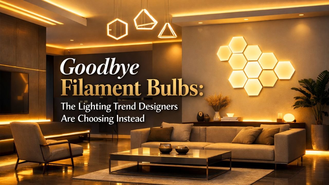 Goodbye Filament Bulbs: The Lighting Trend Designers Are Choosing Instead