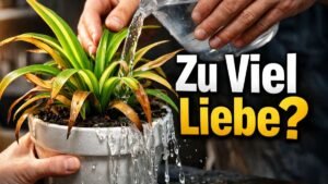 Schlechte Nachrichten für Pflanzenliebhaber, die auf Grünlilien schwören: Vielleicht töten sie sie langsam mit zu viel Liebe