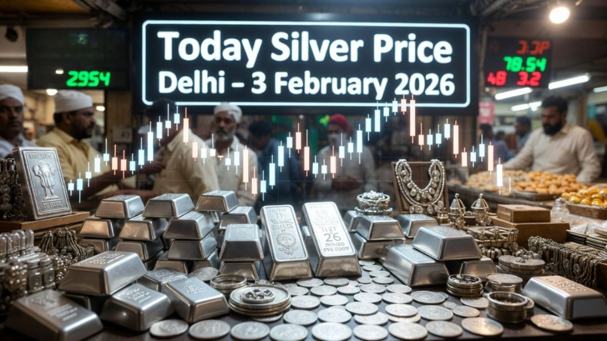 Today Silver Price Delhi 3 February 2026: आज का चांदी रेट, लेटेस्ट मार्केट भाव