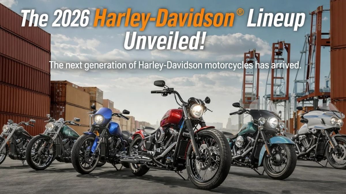 The big reveal of the 2026 Harley-Davidson lineup – these new models are worth seeing!